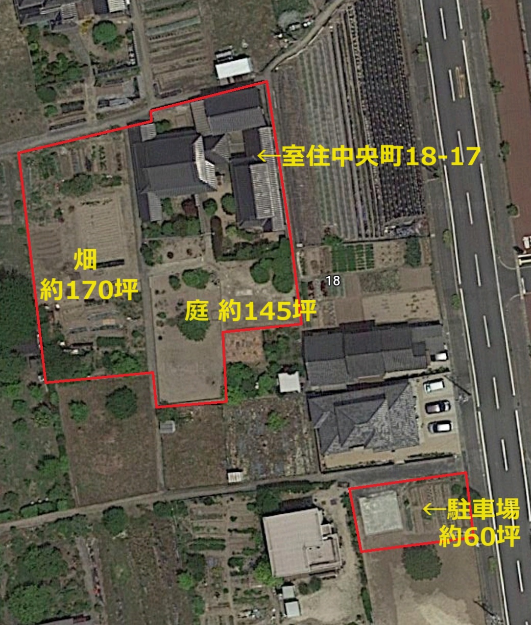 ～　山口県光市室積中央町18-17の農地付き古民家５８０万円　～