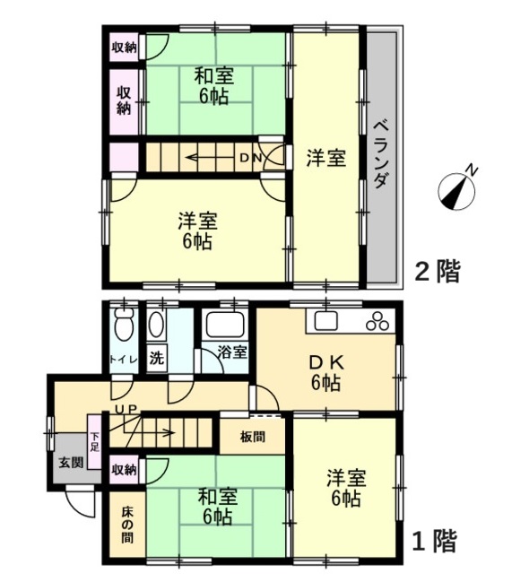 ～　大竹市玖波７丁目住宅　賃貸募集　家賃62,000円　～